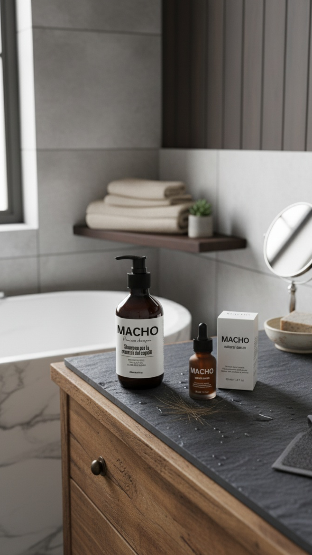 Shampoo Anti Caduta e per la Stimolazione della crescita dei capelli